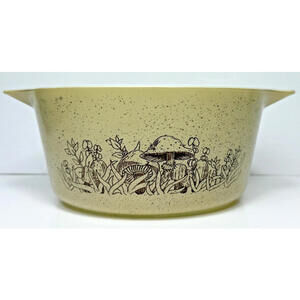 Vtg Pyrex Forest Fancies Mushroom 474 B Casserole Bowl 1.5L No Lid